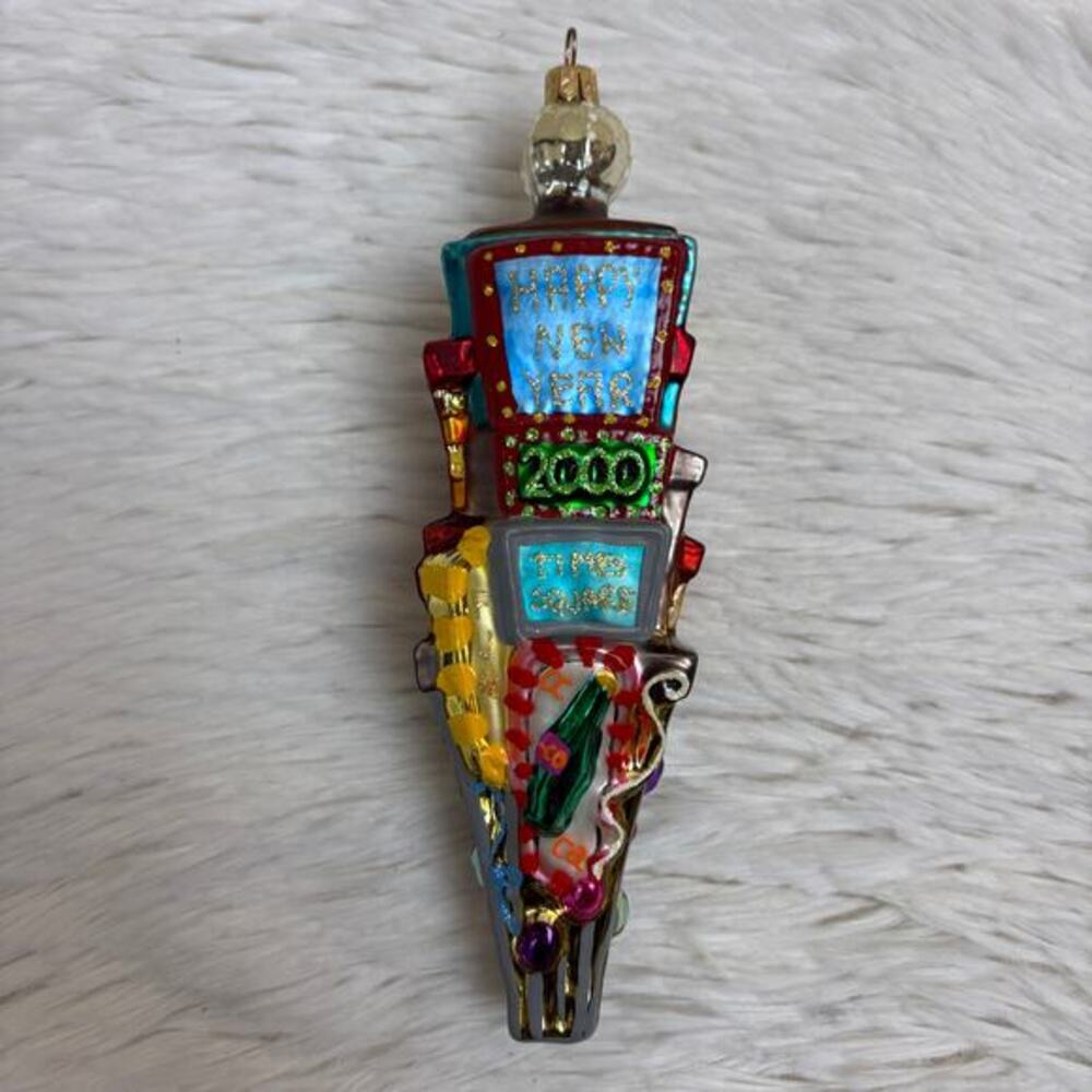 Christopher Radko New Years 2000 Times Square Ball Drop Ornament